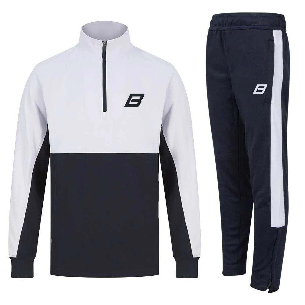 Be First Contrast 1/4 Zip Tracksuit - Image 7