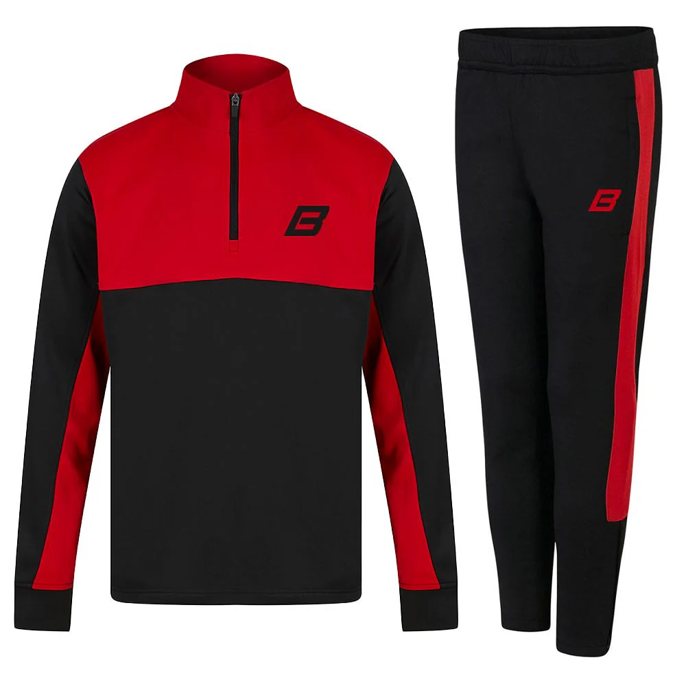 Be First Contrast 1/4 Zip Tracksuit - Image 8