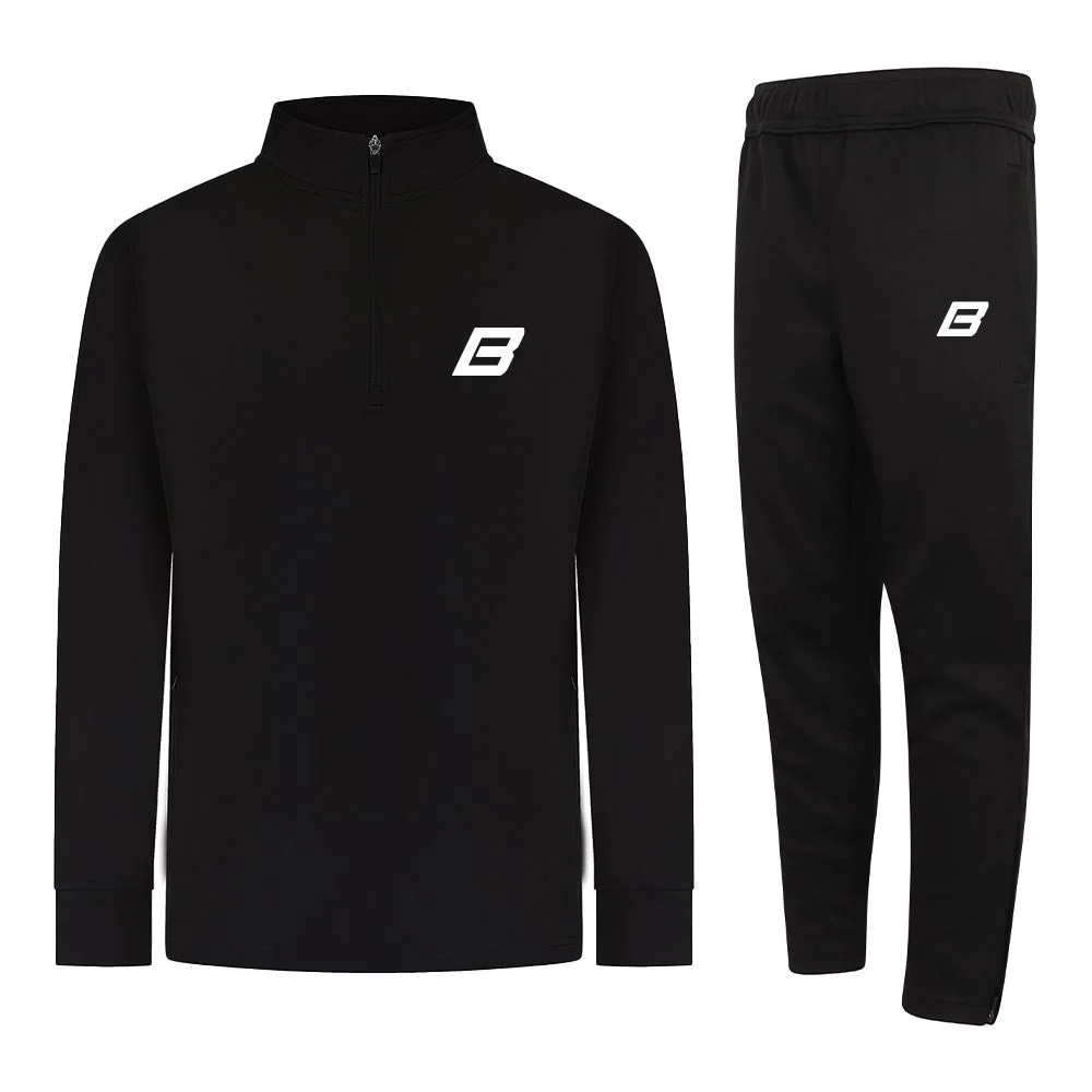 Be First Kids Contrast 1/4 Zip Tracksuit - Image 12