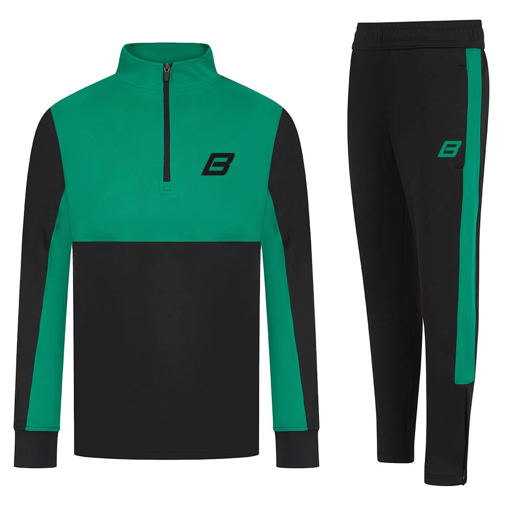 Be First Kids Contrast 1/4 Zip Tracksuit - Image 4
