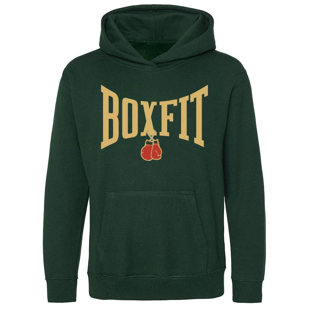 Boxfit Junior Large Logo Branded Hoodie - Image 11
