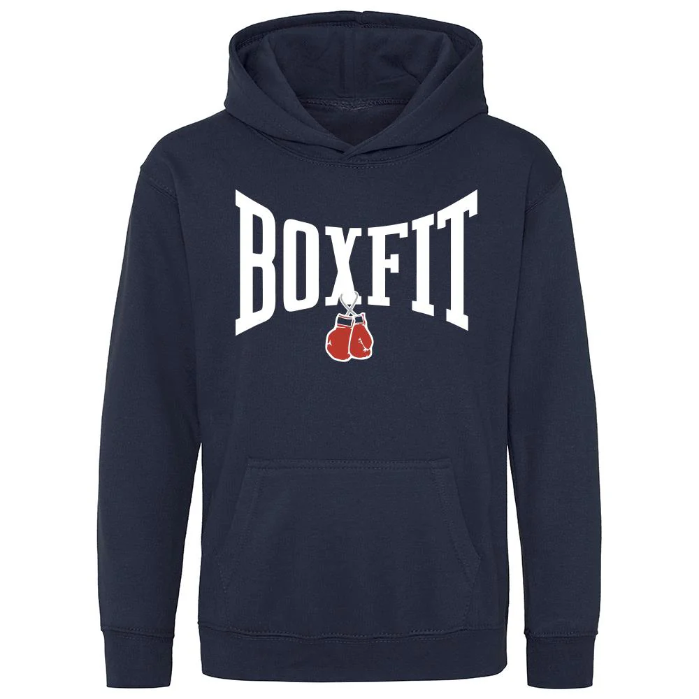 Boxfit Junior Large Logo Branded Hoodie - Image 12