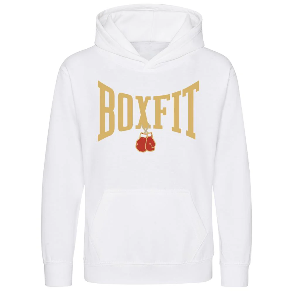 Boxfit Junior Large Logo Branded Hoodie - Image 13