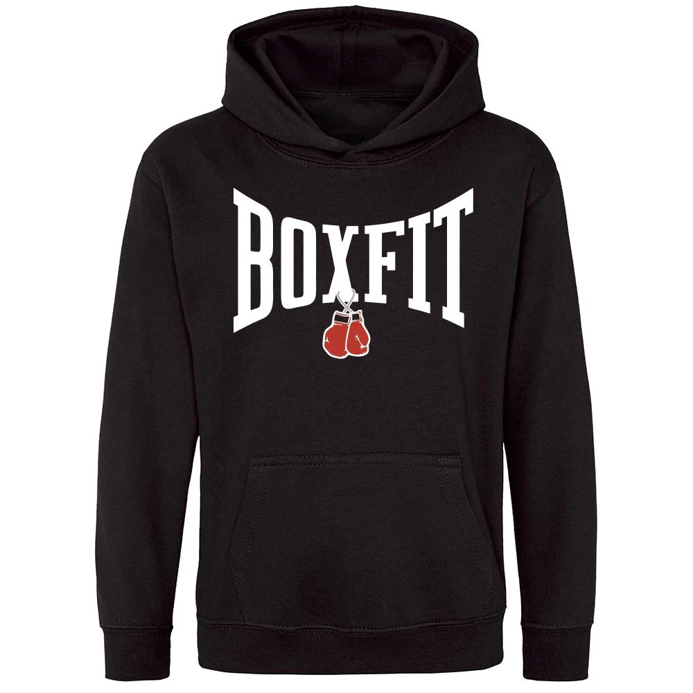Boxfit Junior Large Logo Branded Hoodie - Image 15