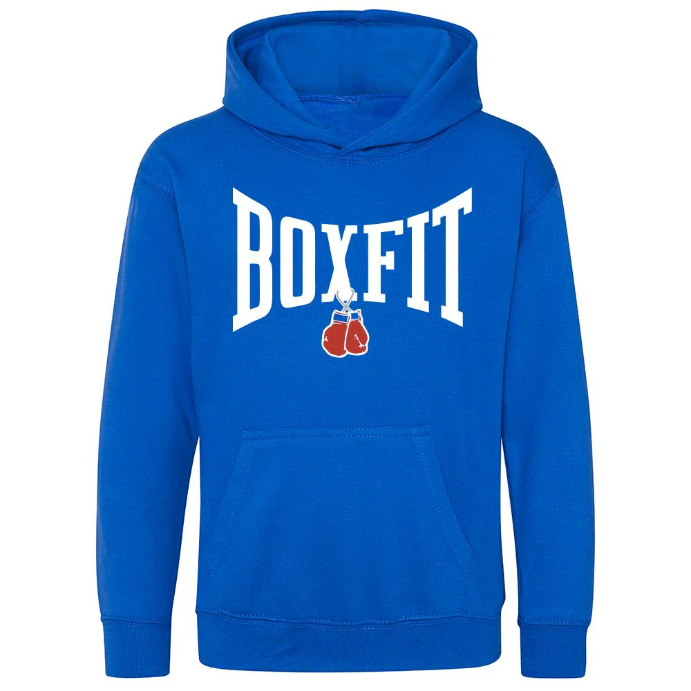 Boxfit Junior Large Logo Branded Hoodie - Image 4