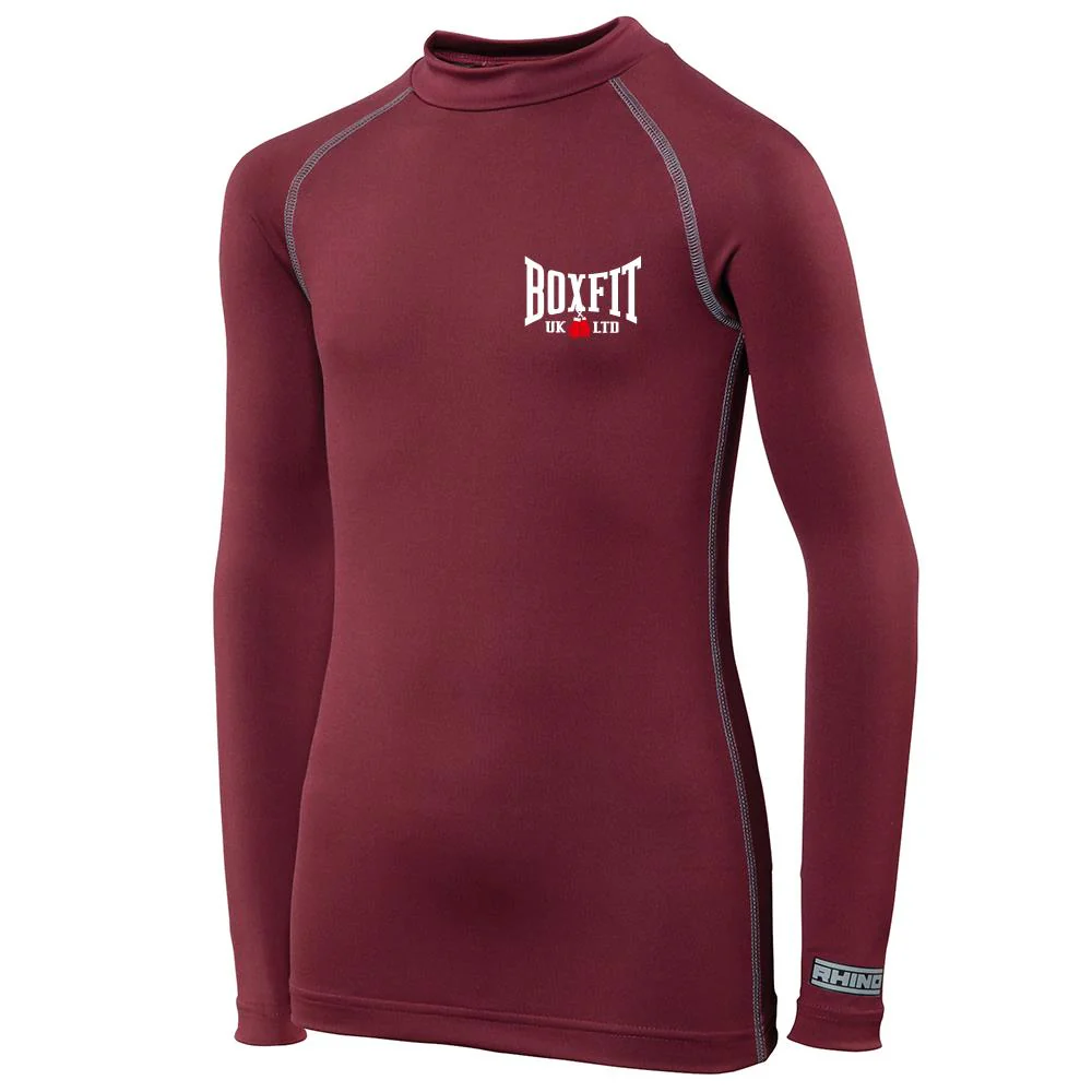Boxfit Kids Rhino Small Logo L/S Base Layer - Image 6