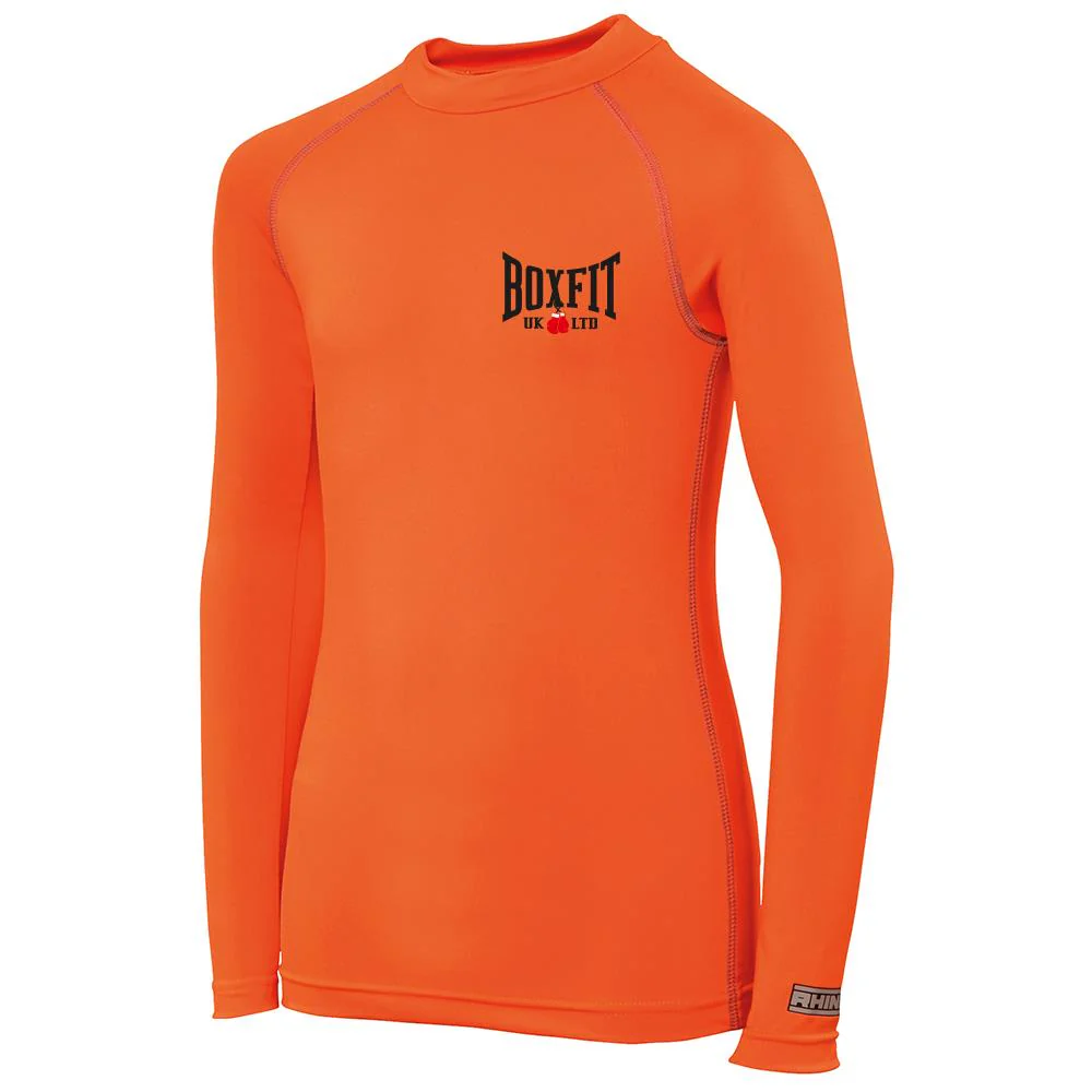Boxfit Kids Rhino Small Logo L/S Base Layer - Image 7