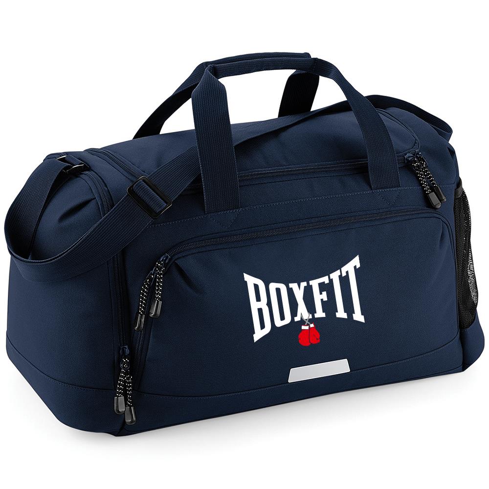 Boxfit White Embroidered Logo Holdall - Image 2