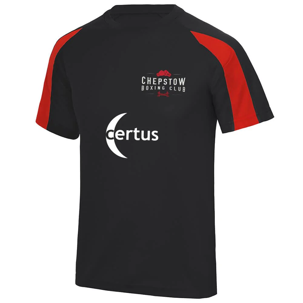 Chepstow Boxing Club Kids Contrast Poly T-Shirt