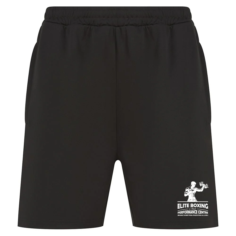 Elite Boxing & Performance Centre Knitted Shorts with Zip Pockets