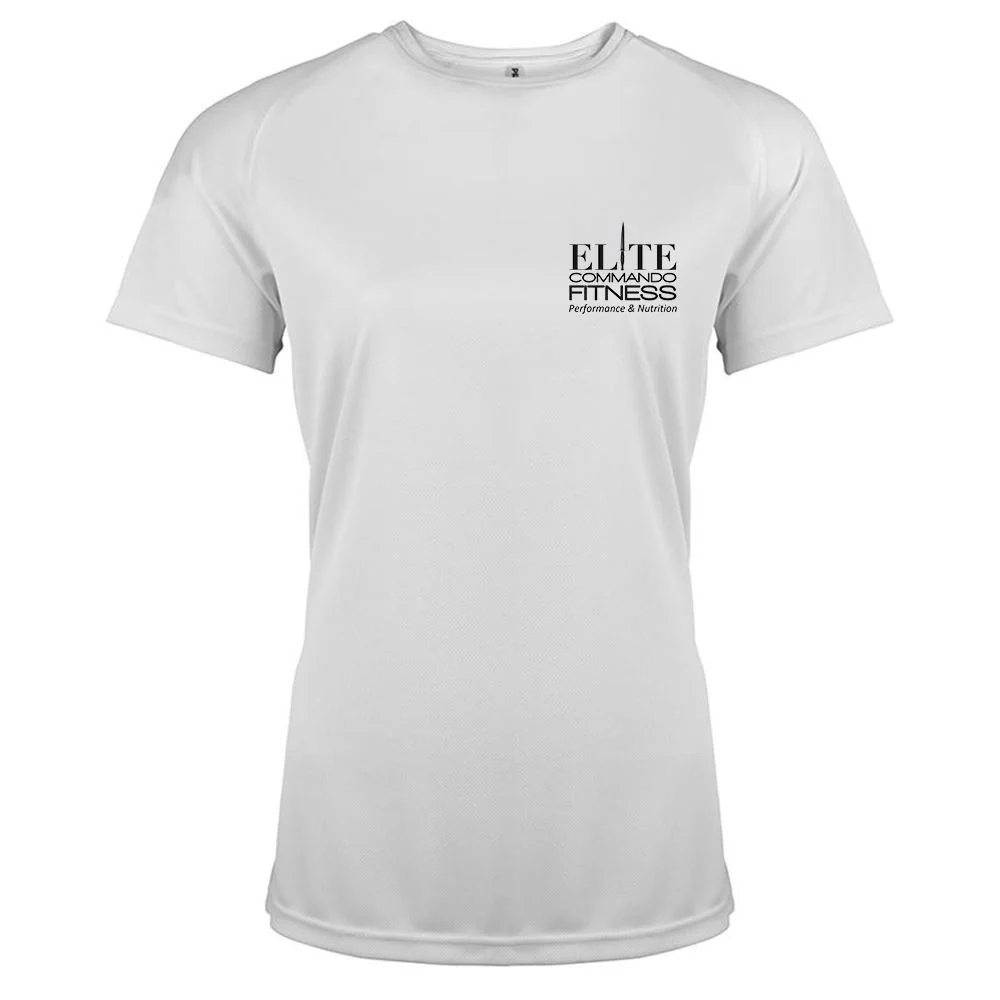 Elite Commando Fitness Womens Sports T-Shirt - Image 2