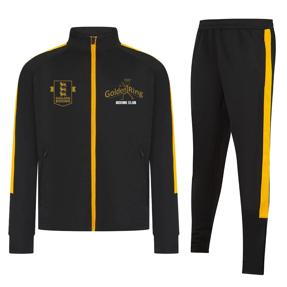 Golden Ring Boxing Club Slim Fit Kids Tracksuit - Image 3