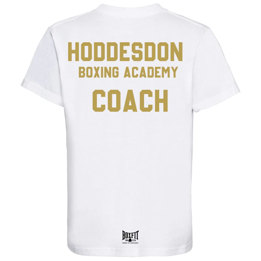 Hoddesdon Boxing Club Cotton 'Coach' T-Shirt - Image 2