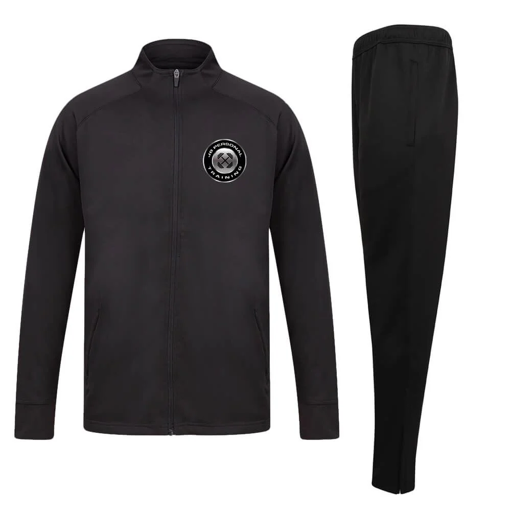 Jb Personal Fitness Slim Fit Poly Tracksuit