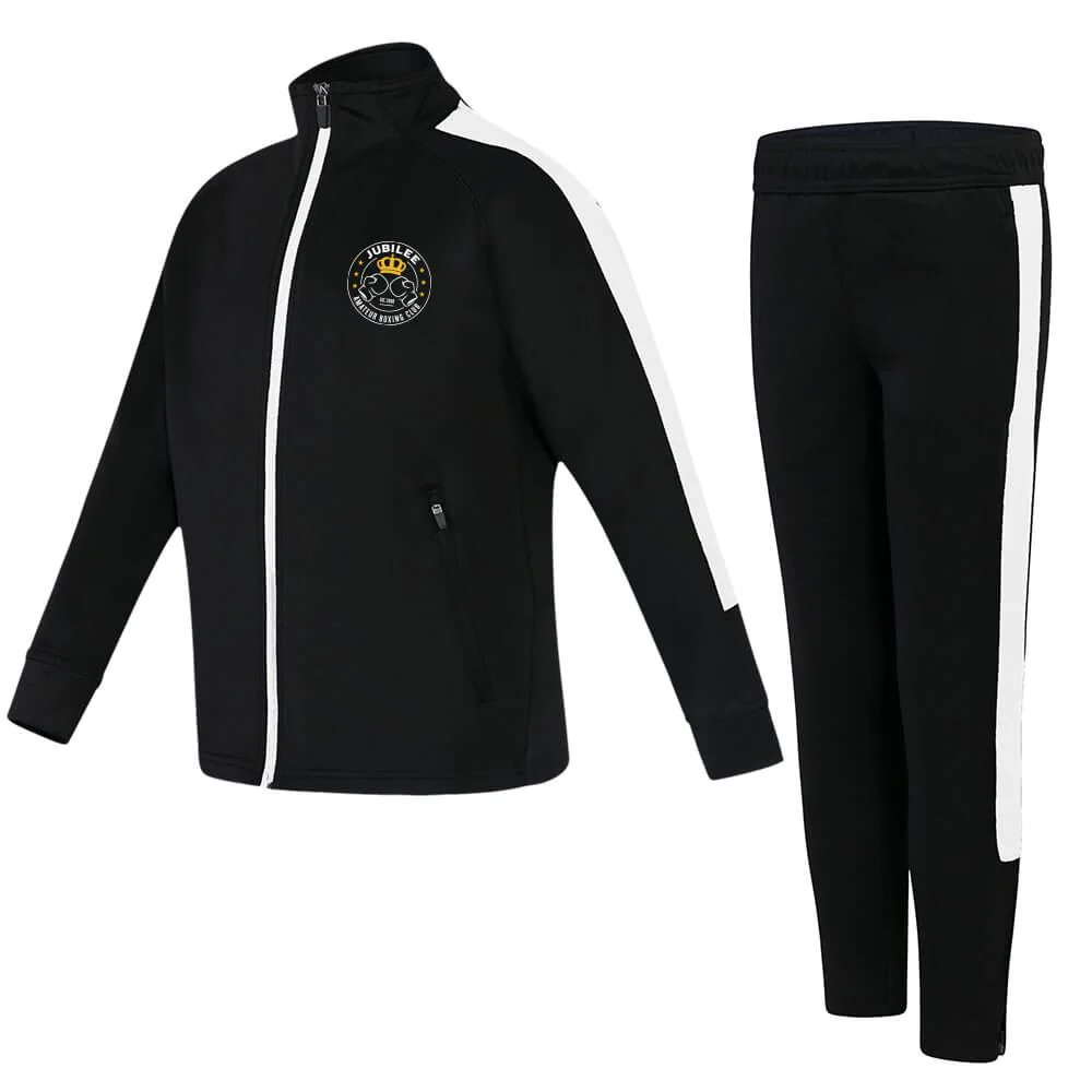 Jubilee Amateur Boxing Kids Slim Fit Poly Tracksuit
