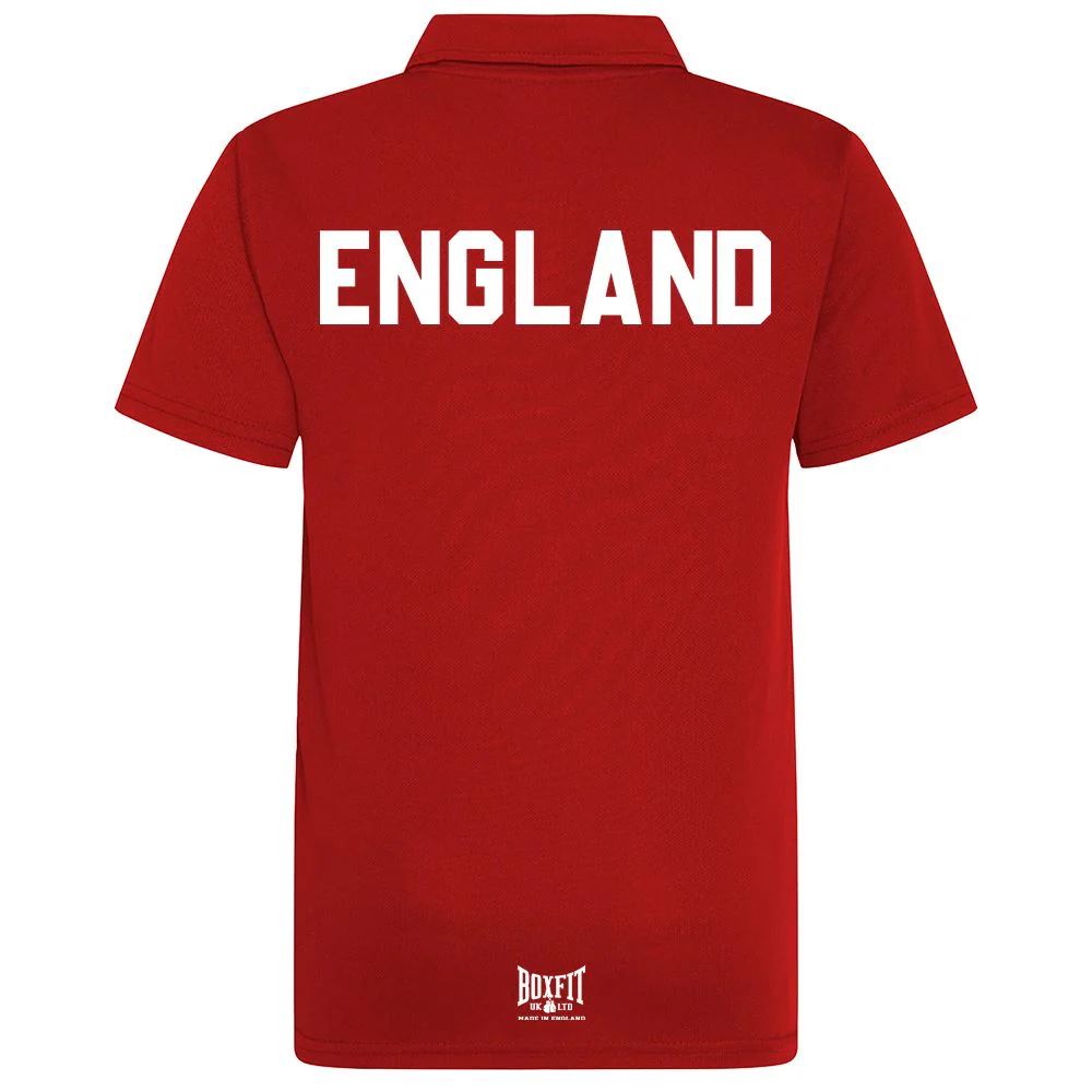 Karate England Squad Kids Polo Shirt - Image 2