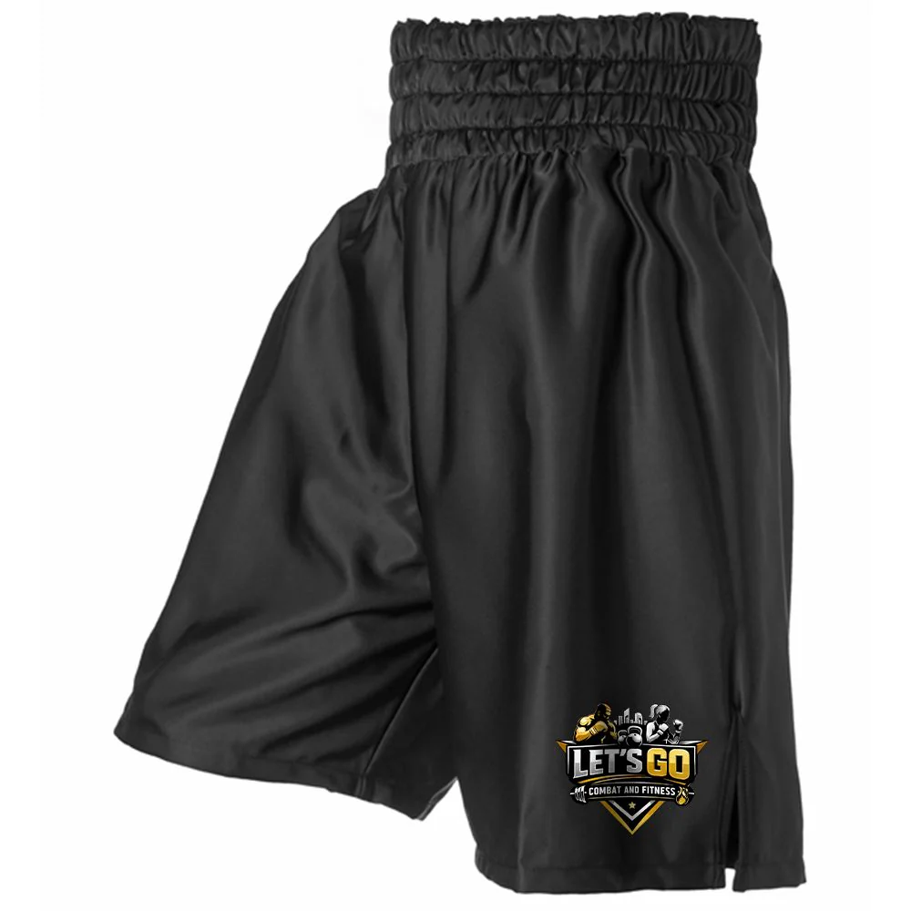 Lets Go Satin Boxing Shorts - Image 2