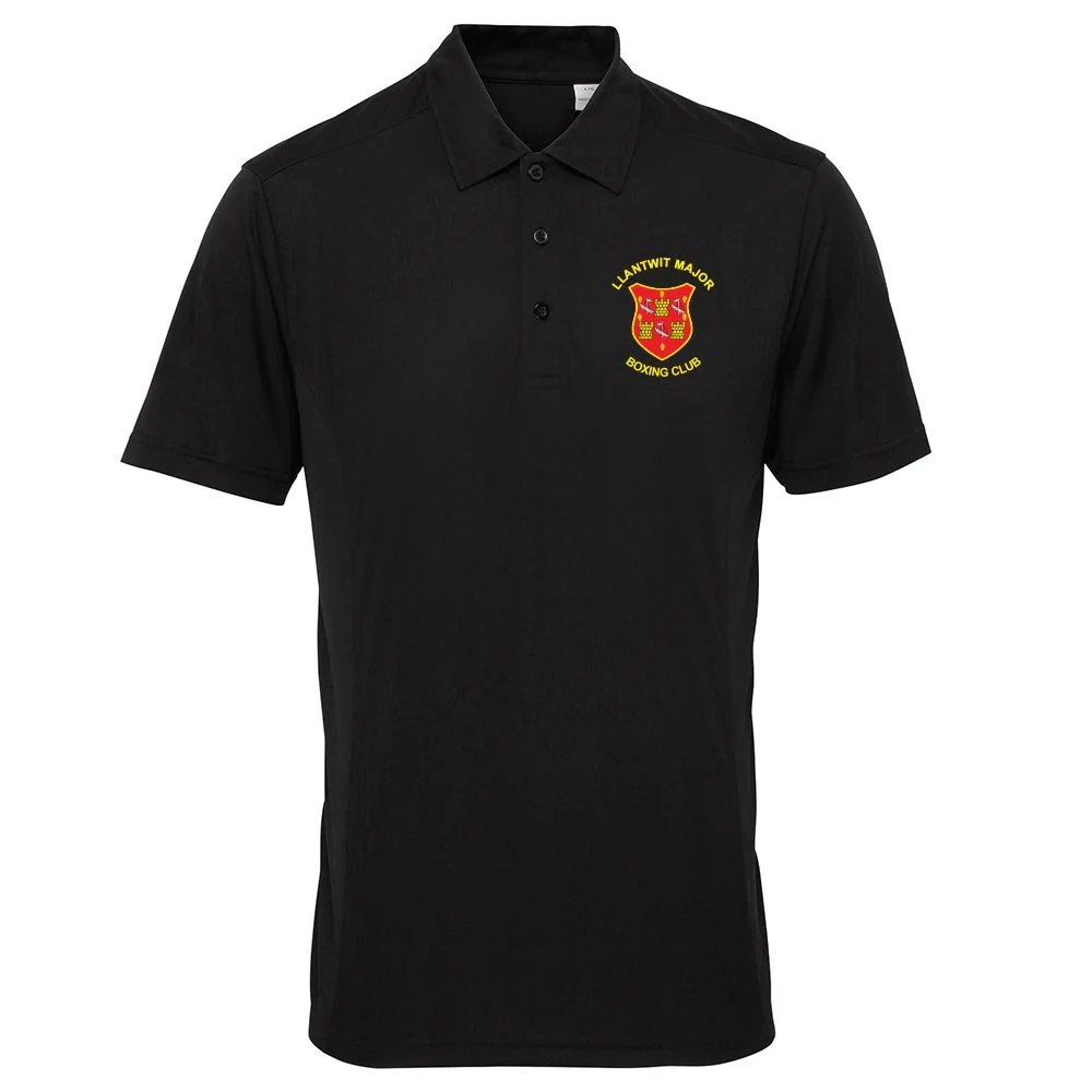 LLantwit Major Boxing Club Dri Fit Polo Shirt - Image 2