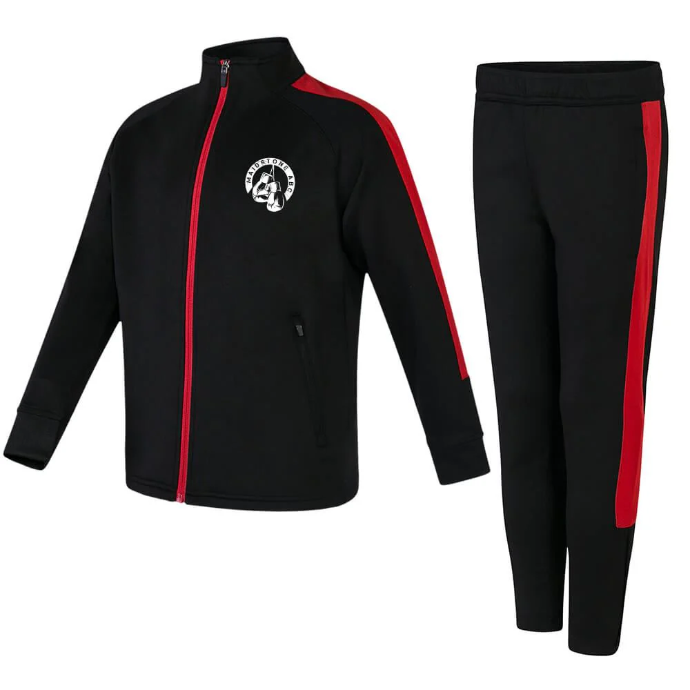 Maidstone Amateur Boxing Club Kids Slim Fit Poly Tracksuit