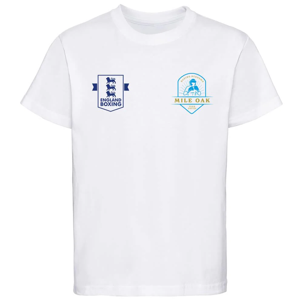 Mile Oak Boxing Academy Kids Cotton T-Shirt - Image 3