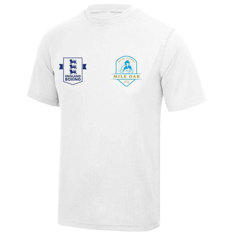 Mile Oak Boxing Academy Poly T-Shirt - Image 3