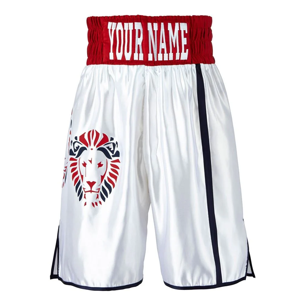Custom Made English Lion Boxing Shorts - Image 2