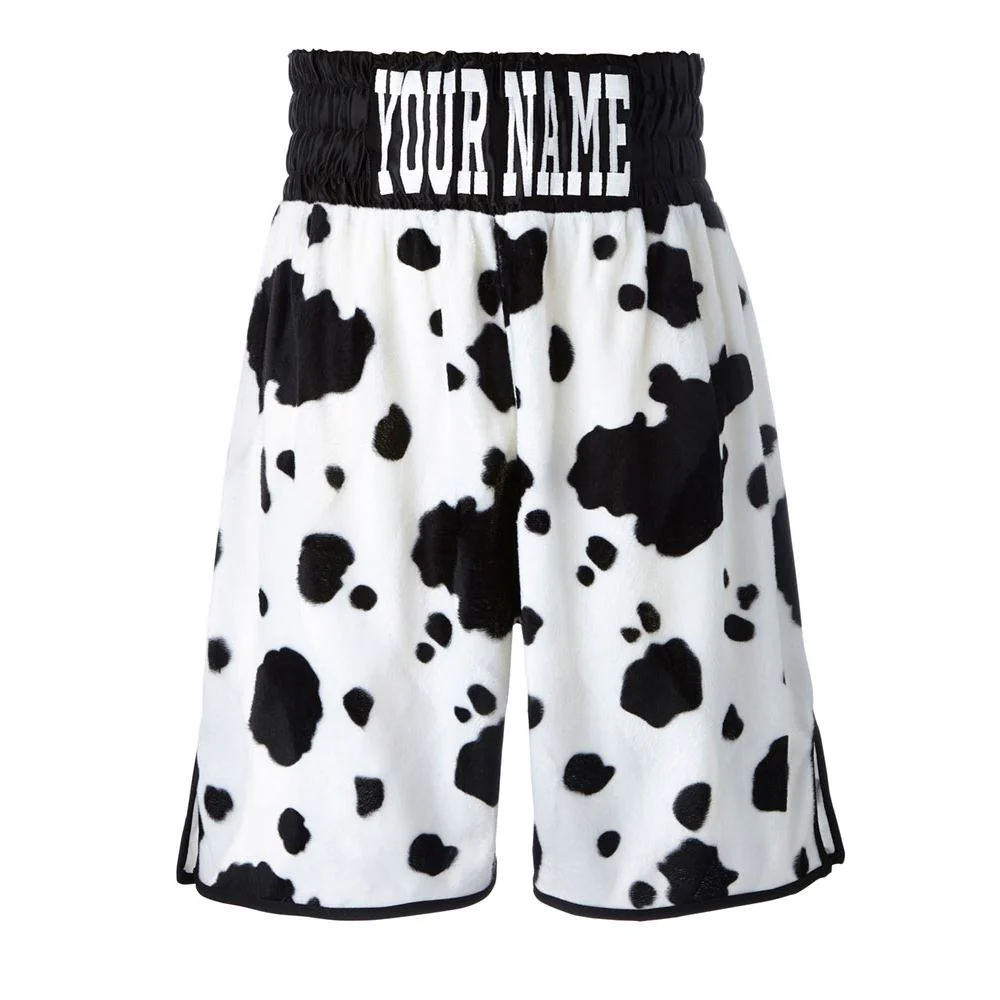 Cow Print Boxing Shorts - Image 2
