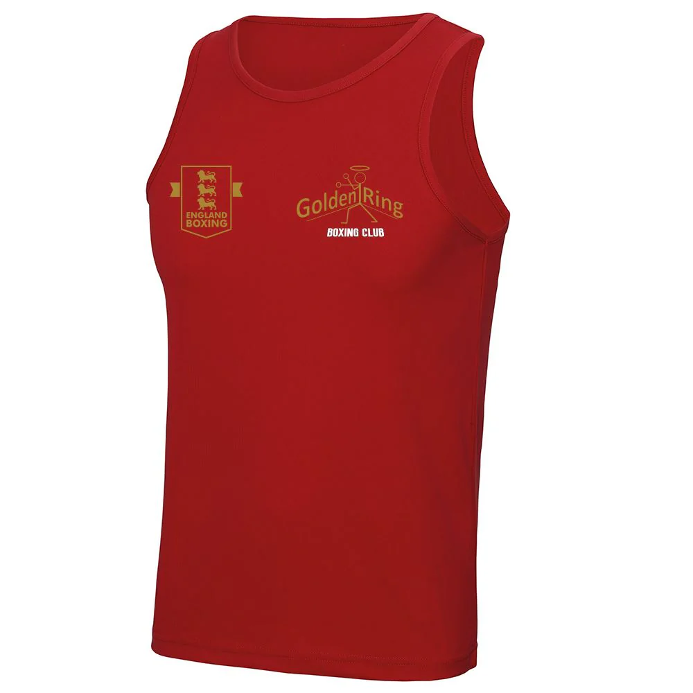 Golden Ring Boxing Club Vest - Image 2