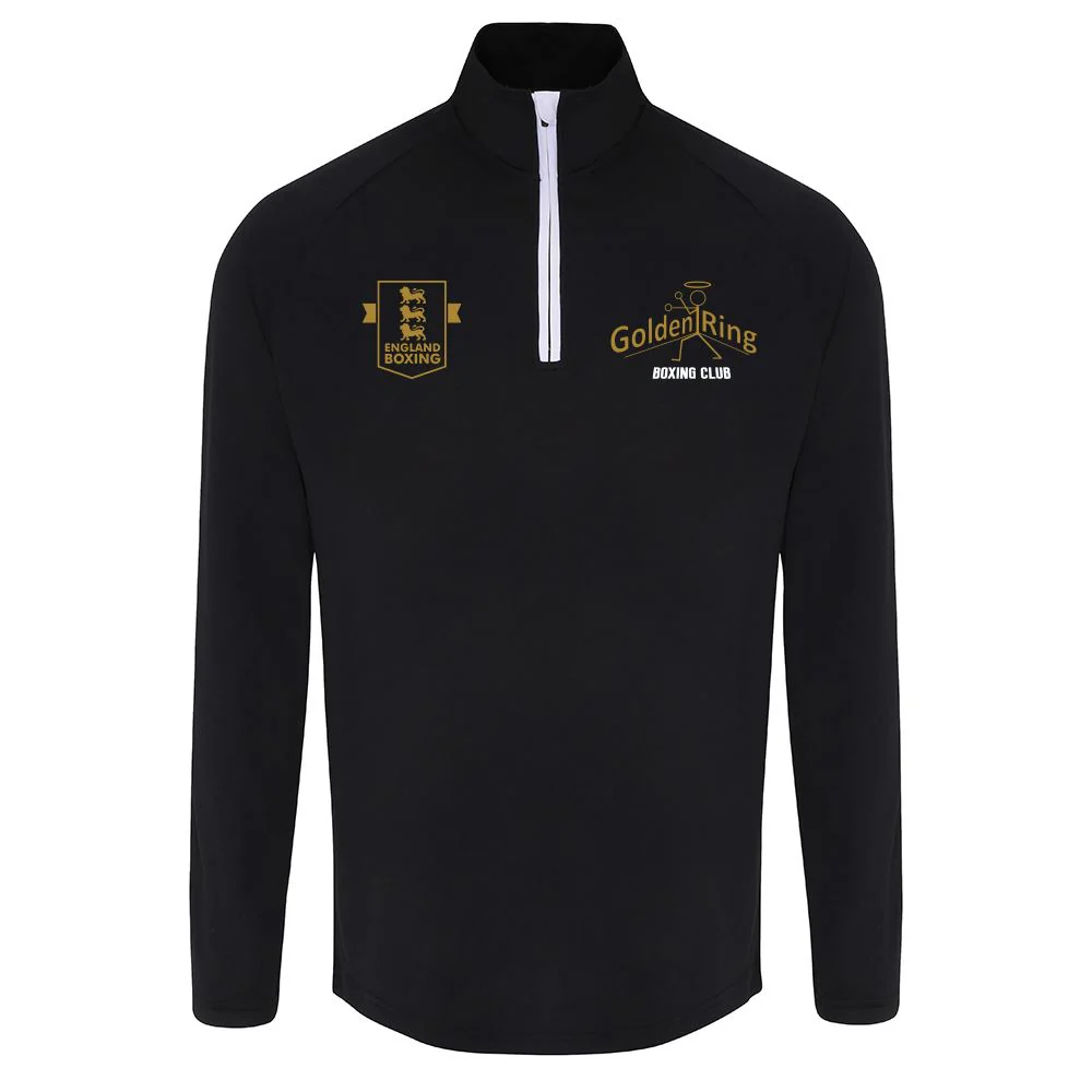 Golden Ring Boxing Club ¼ Zip Top