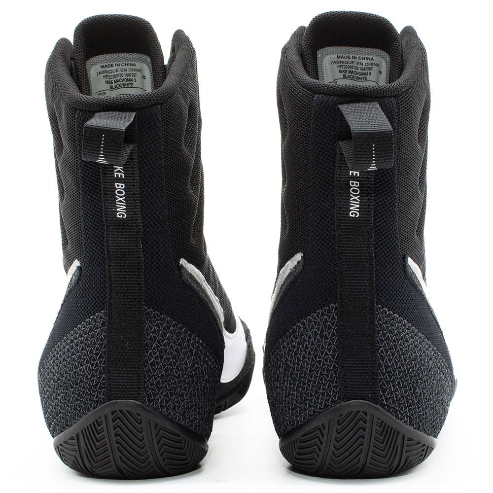 NIKE MACHOMAI 3 BOXING BOOTS - BLACK/WHITE - Image 4