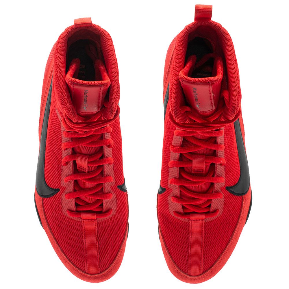 NIKE MACHOMAI 3 BOXING BOOTS - RED/BLACK - Image 4