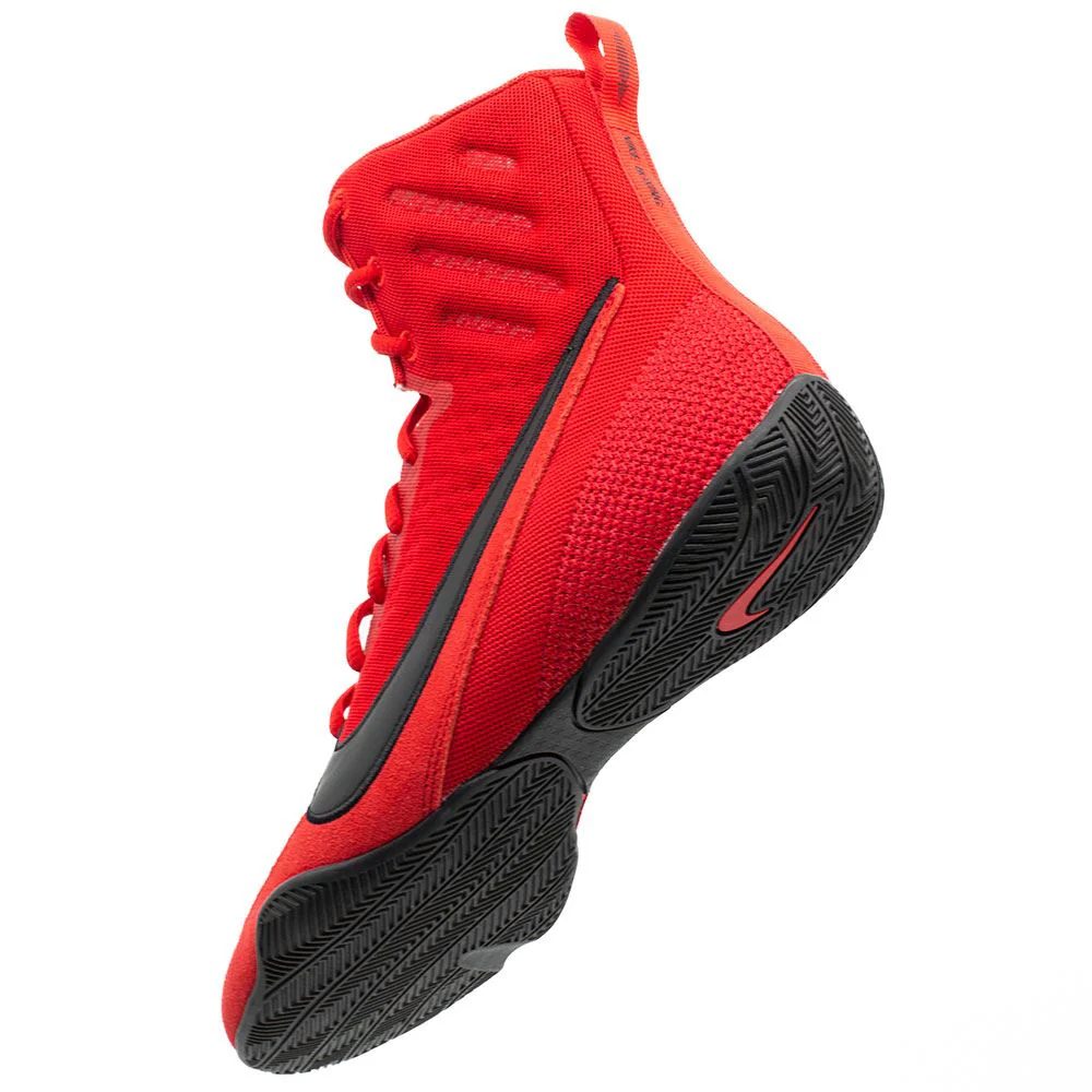 NIKE MACHOMAI 3 BOXING BOOTS - RED/BLACK - Image 5