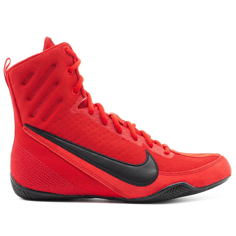 NIKE MACHOMAI 3 BOXING BOOTS - RED/BLACK - Image 6