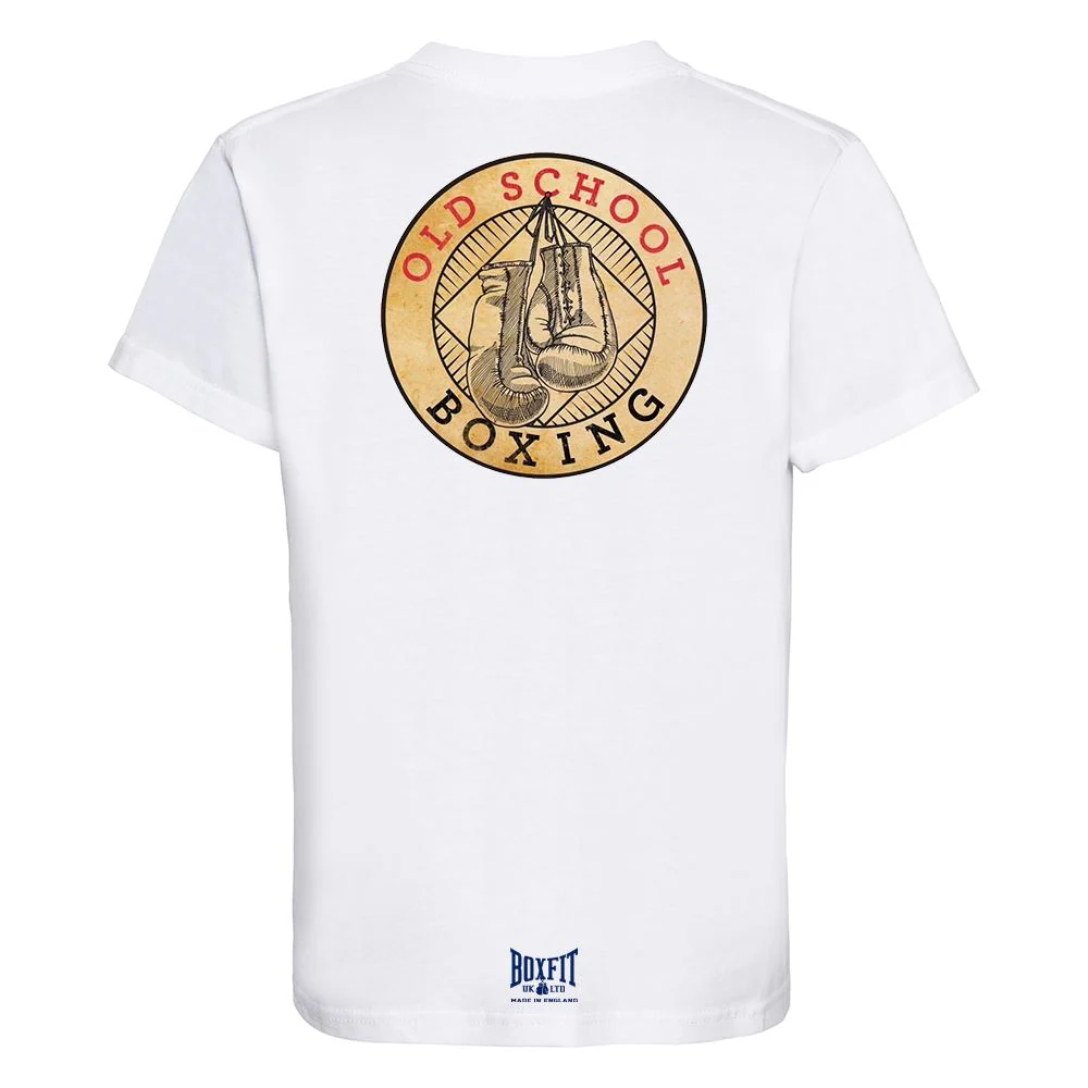 Old School Boxing Darlington Kids Cotton T-Shirt - Image 2