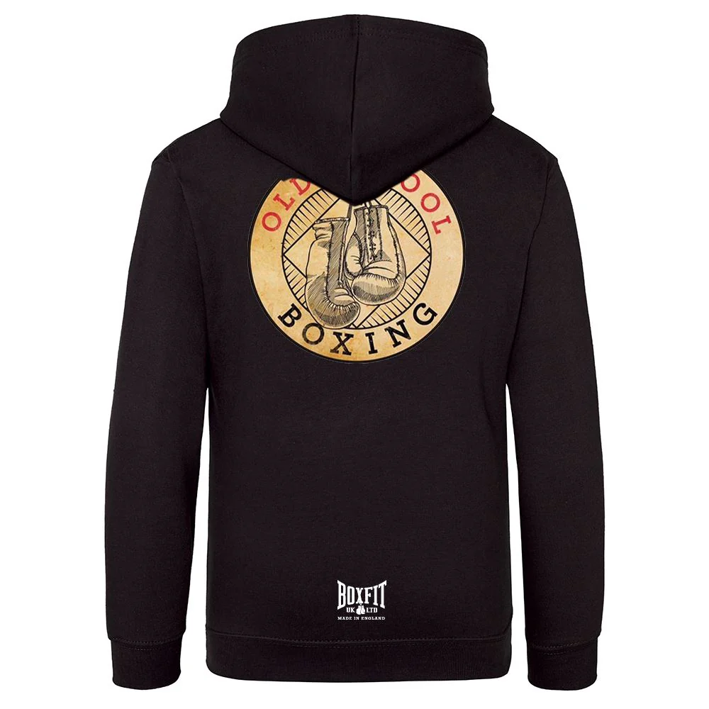 Old School Boxing Darlington Kids Hoodie - Image 4