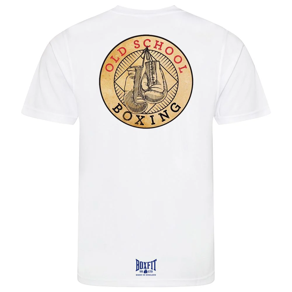 Old School Boxing Darlington Kids Poly T-Shirt - Image 2
