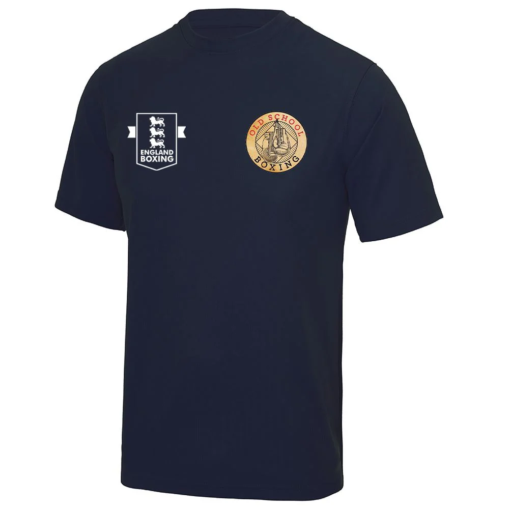 Old School Boxing Darlington Kids Poly T-Shirt - Image 3