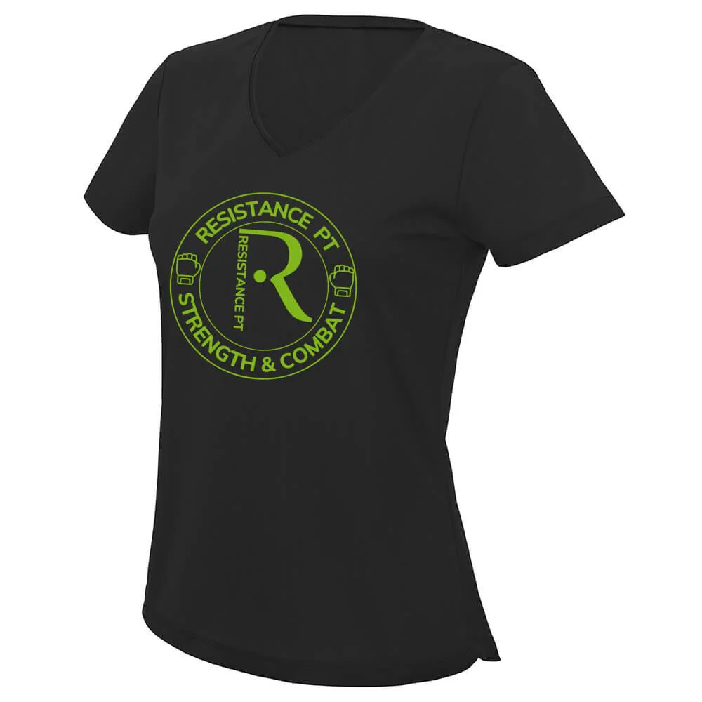 Resistance Pt V-Neck Girlie Cool T