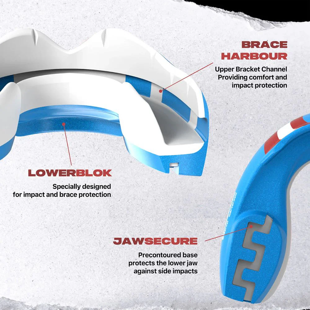 Safejawz Marvel Ortho Captain America Mouthguard - Image 2