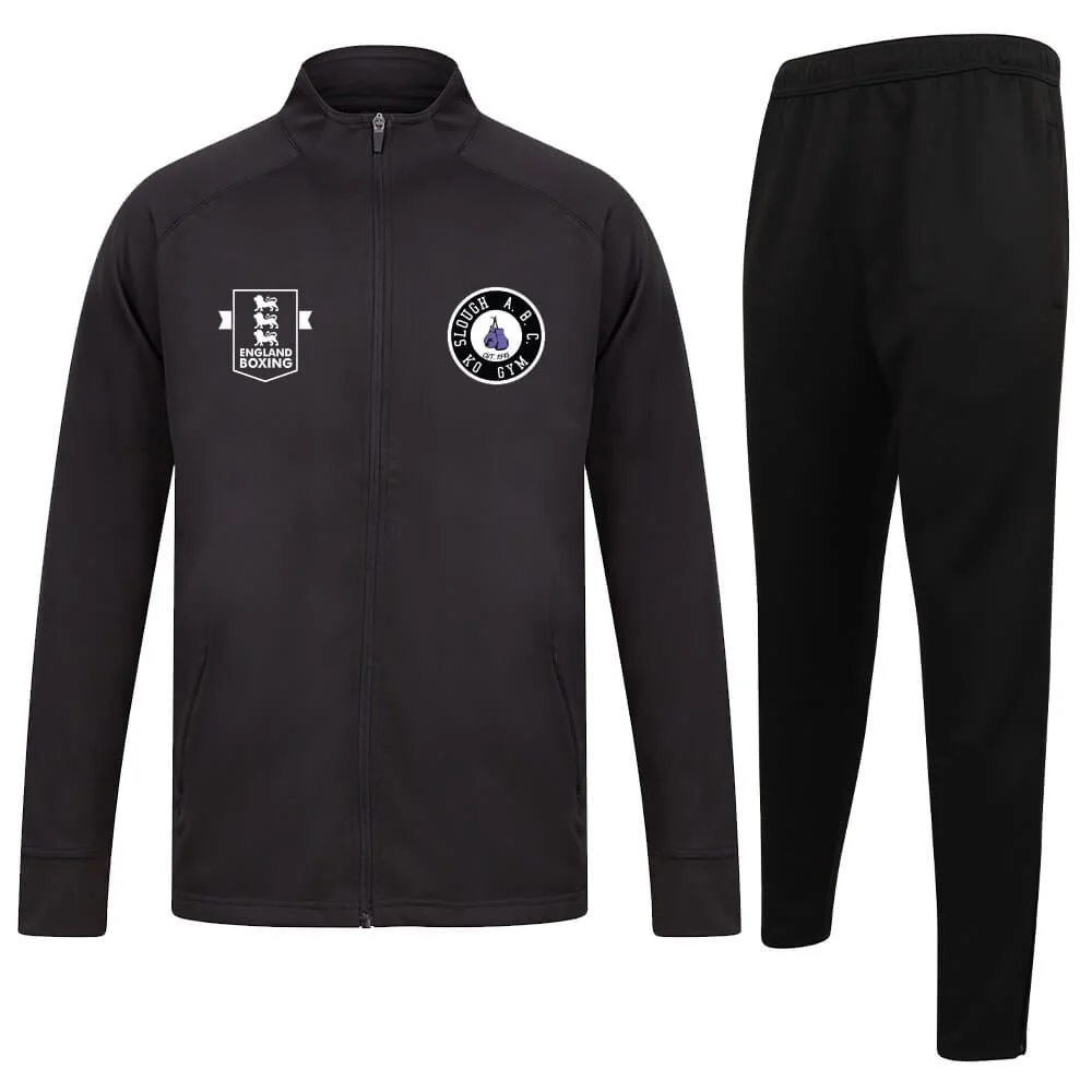 Slough Abc Slim Fit Poly Tracksuit