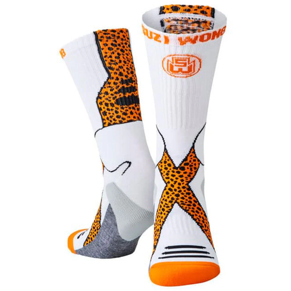 Suzi Wong Wild Cheetah X-Sole Limited Edition Boxing Socks - Image 2