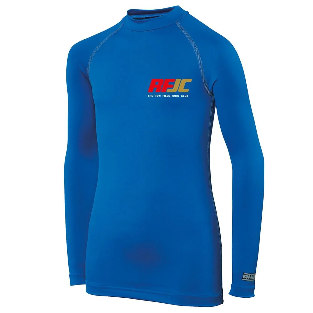 The Ron Field Judo Club Kids Long Sleeve Base Layer - Image 2