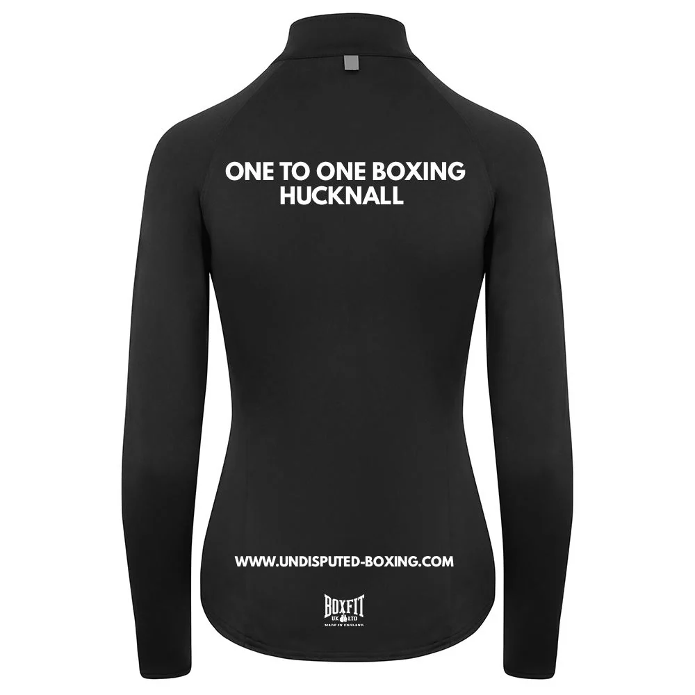 Undisputed Boxing Women’s Long Sleeve ¼ Zip Top - Image 2