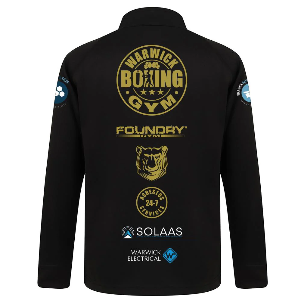 Warwick Boxing Gym Kids Slim Fit Poly Tracksuit - Image 2