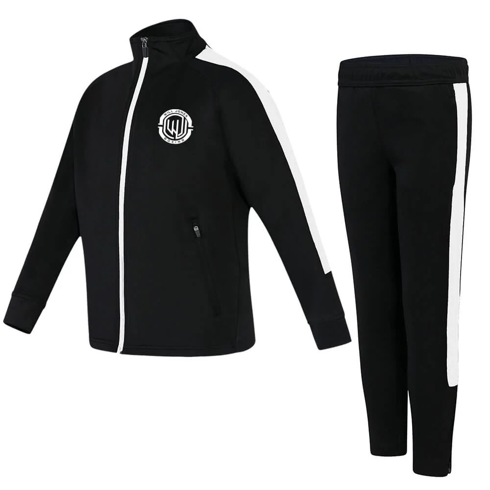 Will Jones Boxing Kids Slim Fit Poly Tracksuit