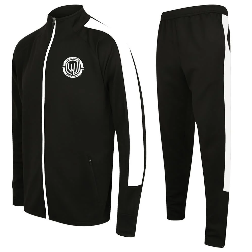 Will Jones Boxing Slim Fit Poly Tracksuit